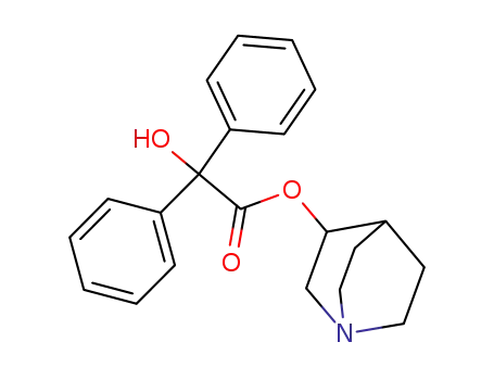 Molecular Structure of 6581-06-2 (3-Quinuclidinyl benzilate)