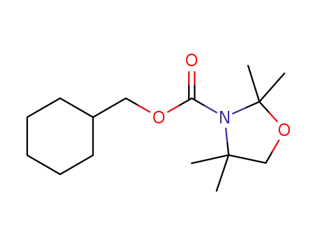 cyclohexylmethyl 2,2,4,4-tetramethyloxazolidine-3-carboxylate