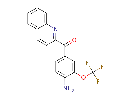 (4-amino-3-(trifluoromethoxy)phenyl)(quinolin-2-yl)methanone