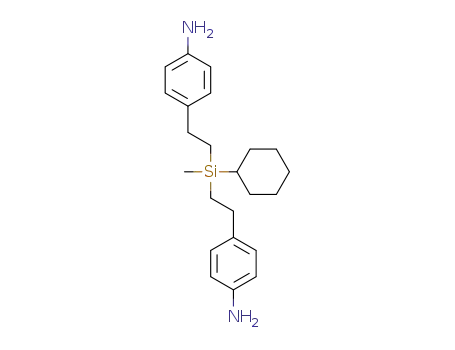 cyclohexyl(methyl)bis(4-aminophenethyl)silane