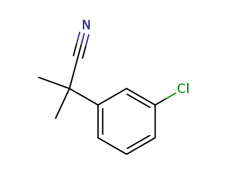 2-(3-chloro-phenyl)-2-methyl-propionitrile