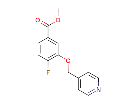 methyl 4-fluoro-3-(pyridin-4-ylmethoxy)benzoate