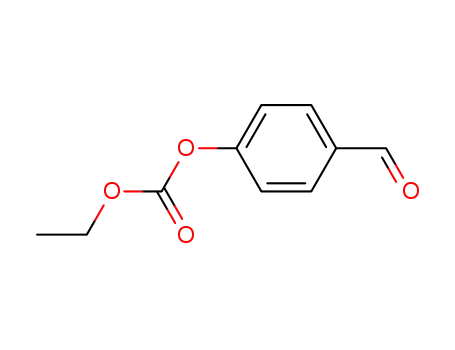 Molecular Structure of 50262-54-9 (Carbonic acid ethyl 4-formylphenyl ester)