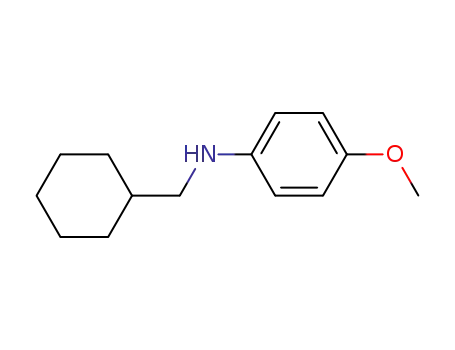 Molecular Structure of 6709-45-1 (N-(cyclohexylmethyl)-4-methoxyaniline)