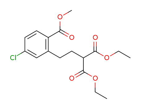 diethyl 2-(5-chloro-2-(methoxycarbonyl)phenethyl)malonate