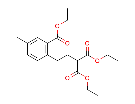diethyl 2-(2-(ethoxycarbonyl)-4-methylphenethyl)malonate