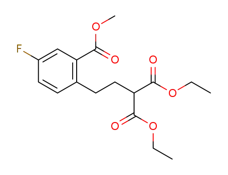 diethyl 2-(4-fluoro-2-(methoxycarbonyl)phenethyl)malonate