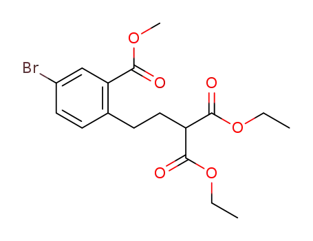 diethyl 2-(4-bromo-2-(methoxycarbonyl)phenethyl)malonate