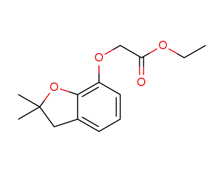 ethyl 2-((2,2-dimethyl-2,3-2,3-dihydrobenzofuran-7-yl)oxy)acetate