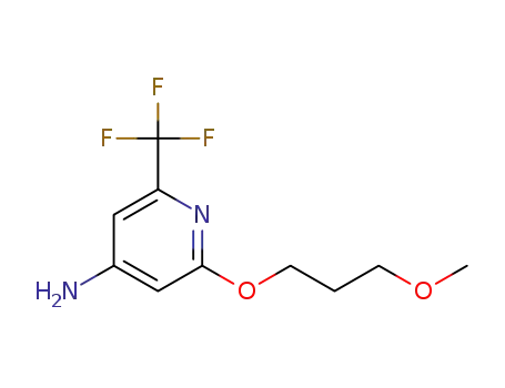 2-(3-methoxypropoxy)-6-(trifluoromethyl)pyridin-4-amine