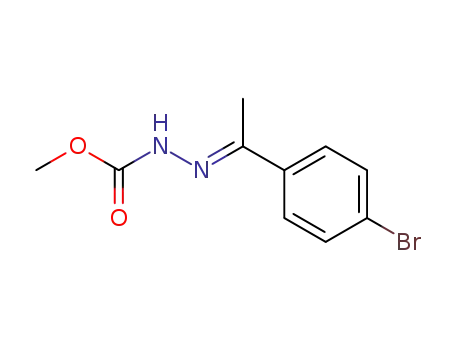 methyl (E)-2-(1-(4-bromophenyl)ethylidene)hydrazine-1-carboxylate