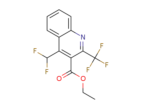 ethyl 4-(difluoromethyl)-2-(trifluoromethyl)quinoline-3-carboxylate