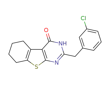 2-(3-chlorobenzyl)-5,6,7,8-tetrahydrothieno[2,3-d]pyrimidin-4(3H)-one