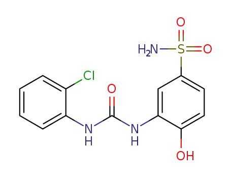 3-(3-(2-chlorophenyl)ureido)-4-hydroxybenzenesulfonamide