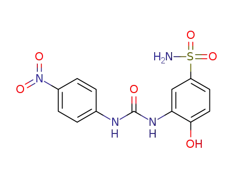 4-hydroxy-3-(3-(4-nitrophenyl)ureido)benzenesulfonamide
