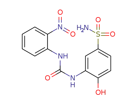4-hydroxy-3-(3-(2-nitrophenyl)ureido)benzenesulfonamide