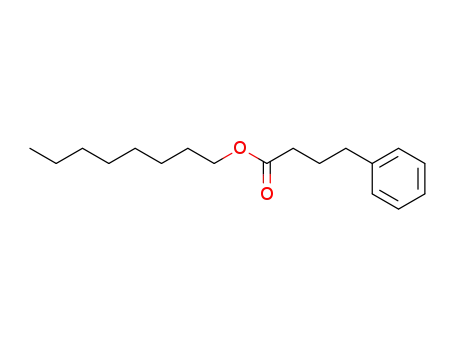 Molecular Structure of 101873-65-8 (Benzenebutanoic acid, octyl ester)