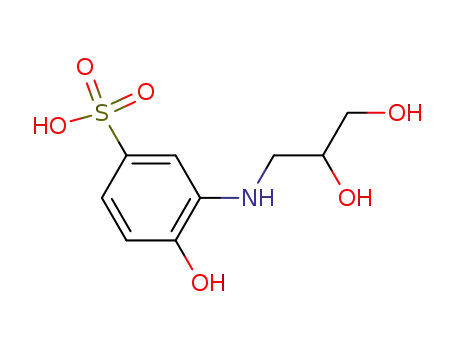 3-(2,3-dihydroxy-propylamino)-4-hydroxy-benzenesulfonic acid