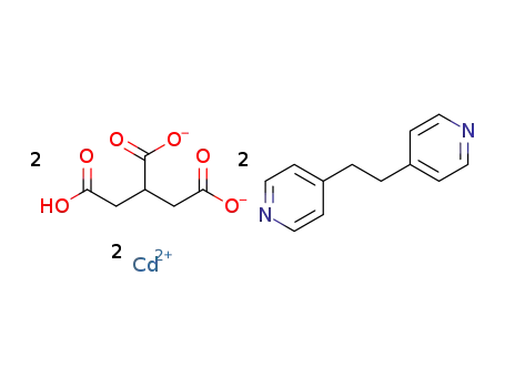 [Cd2(hydro(tricarballylate))2(1,2-di(4-pyridyl)ethane)2]n