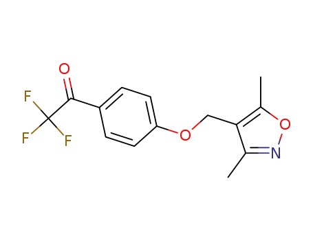 1-[4-(3,5-dimethylisoxazol-4-ylmethoxy)phenyl]-2,2,2-trifluoroethanone