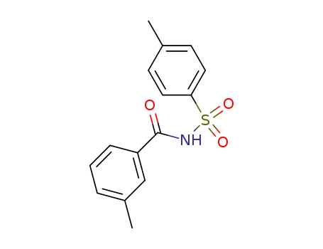 Molecular Structure of 152126-61-9 (Benzamide, 3-methyl-N-[(4-methylphenyl)sulfonyl]-)