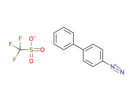 [1,1'-biphenyl]-4-diazonium trifluoromethanesulfonate
