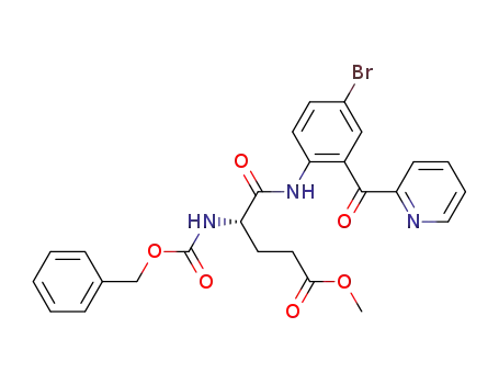 methyl (4S)-4-(benzyloxycarbonylamino)-5-[4-bromo-2-(pyridine-2-carbonyl)aniline]-5-oxopentanoate