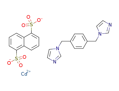 [Cd(naphthalene-1,5-disulfonate)(1,4-bis(imidazol-1-ylmethyl)benzene)]n