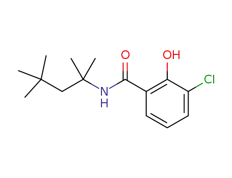 3-chloro-2-hydroxy-N-(2,4,4-trimethylpentan-2-yl)benzamide