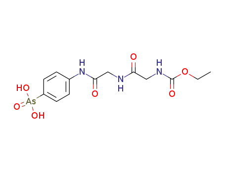N-(N-ethoxycarbonyl-glycyl)-glycine-(4-arsono-anilide)