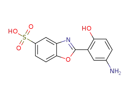2-(5-amino-2-hydroxyphenyl)benzo[d]oxazole-5-sulfonic acid