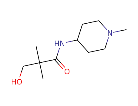 3-hydroxy-2,2-dimethyl-N-(1-methylpiperidin-4-yl)propanamide