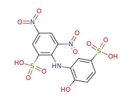 4'-hydroxy-3,5-dinitro-2,3'-imino-bis-benzenesulfonic acid