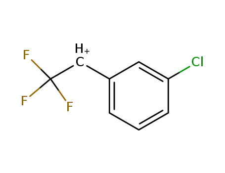 C8H5ClF3(1+)