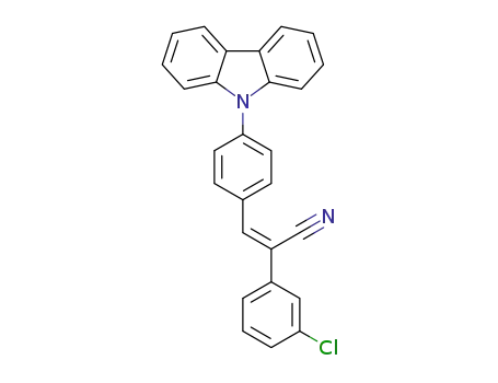 (Z)-3-(-4-(9H-carbazol-9-yl)phenyl)-2-(3-chlorophenyl)acrylonitrile