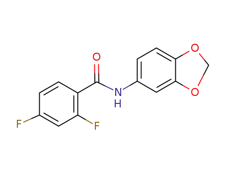 N-(benzo[d][1,3]dioxol-5-yl)-2,4-difluorobenzamide