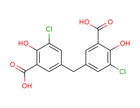 Benzoic acid, 3,3'-methylenebis[5-chloro-6-hydroxy-