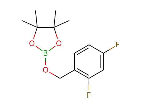 2-((2,4-difluorobenzyl)oxy)-4,4,5,5-tetramethyl-1,3,2-dioxaborolane