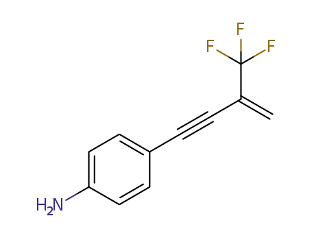 4-(3-(trifluoromethyl)but-3-en-1-yn-1-yl)aniline
