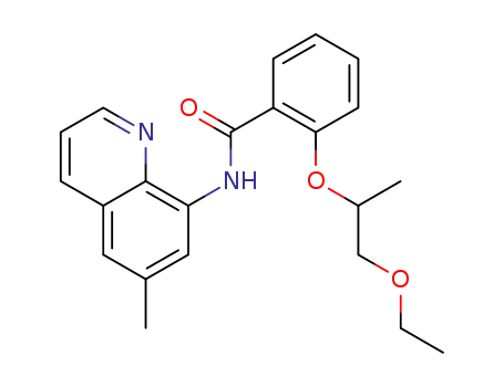 2-[(1-ethoxypropan-2-yl)oxy]-N-(6-methylquinolin-8-yl)benzamide