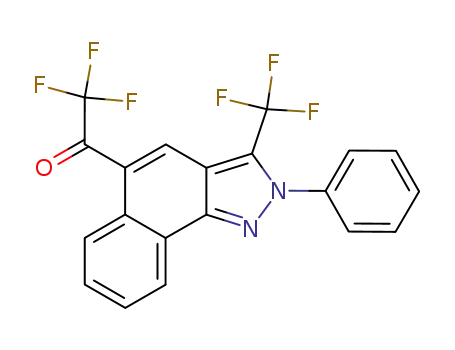 2,2,2-trifluoro-1-(2-phenyl-3-(trifluoromethyl)-2H-benzo[g]indazol-5-yl)ethanone