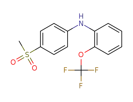 N-(4-(methylsulfonyl)phenyl)-2-(trifluoromethoxy)aniline
