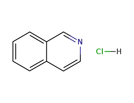 Molecular Structure of 21364-46-5 (isoquinolinium chloride)