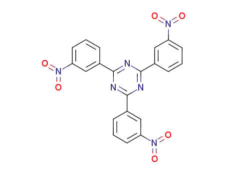Molecular Structure of 14043-38-0 (2,4,6-tris(3-nitrophenyl)-1,3,5-triazine)