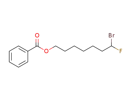 7-bromo-7-fluoroheptyl benzoate