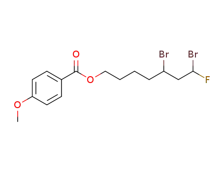 5,7-dibromo-7-fluoroheptyl 4-methoxybenzoate