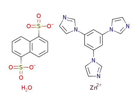 {[Zn(1,3,5-tris(1-imidazolyl)benzene)(H2O)]•(1,5-nds)}n