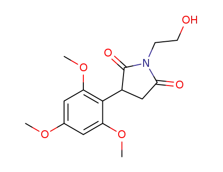 N-(2-hydroxyethyl)-3-(2,4,6-trimethoxyphenyl)succinimide