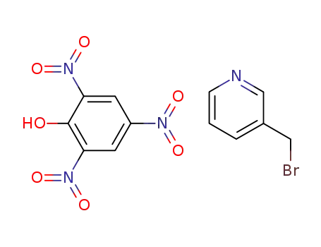 3-bromomethyl-pyridine; picrate