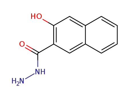 Molecular Structure of 5341-58-2 (3-HYDROXY-2-NAPHTHOIC ACID HYDRAZIDE)